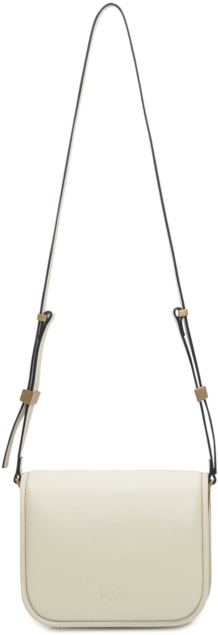 Pinko Borsetta Squadrata a Spalla Wit