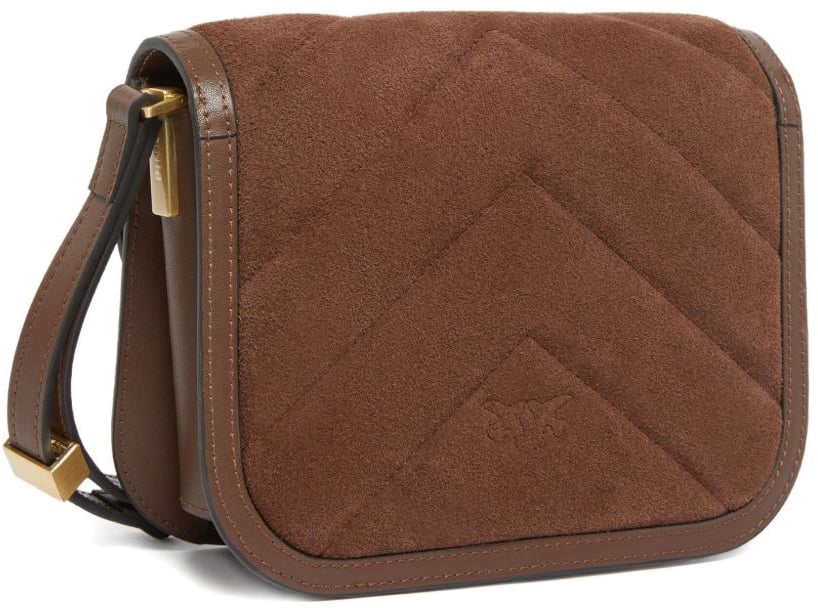 Pinko Bags Marrone Castano Matt Gold Bruin