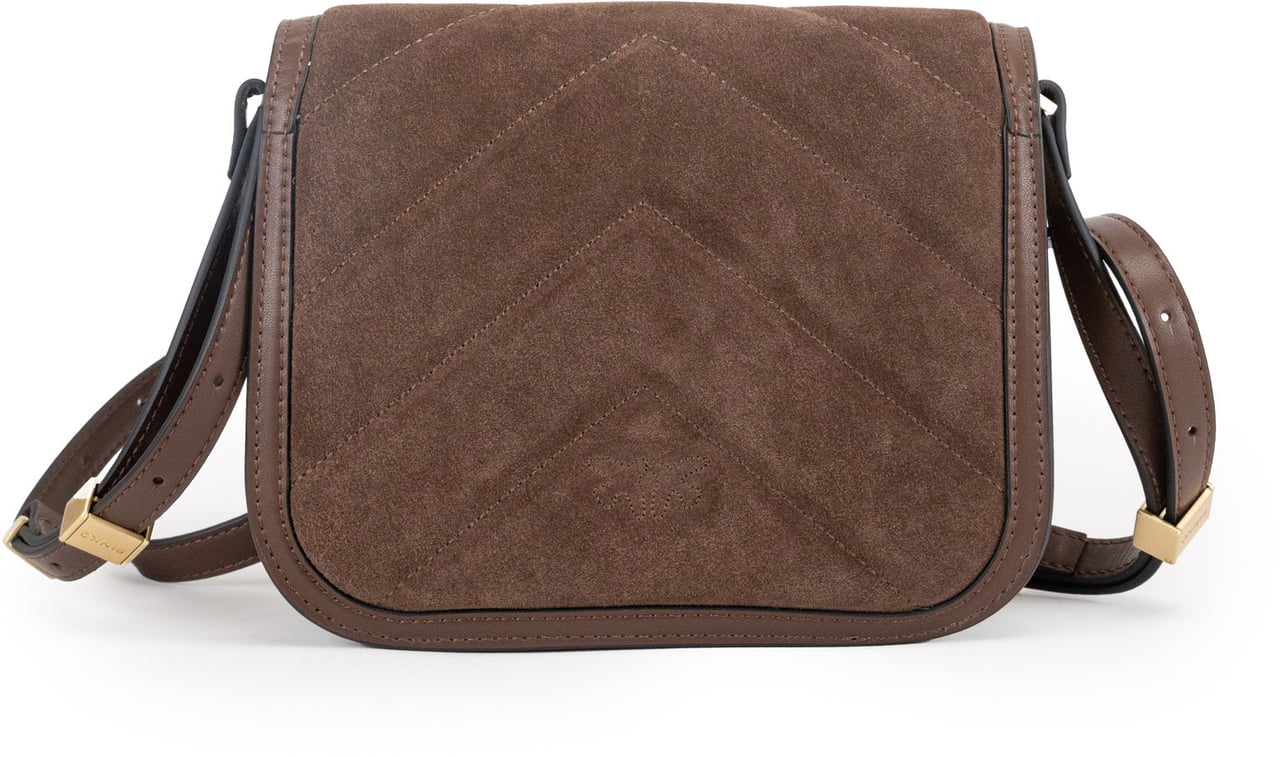 Pinko Bags Marrone Castano Matt Gold Bruin