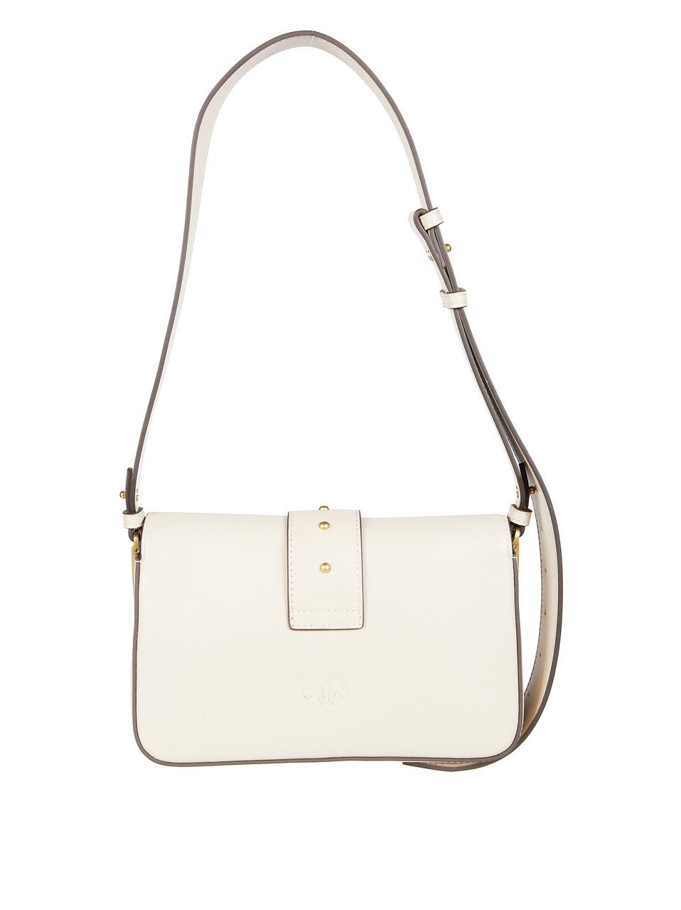 Pinko Love One Mini Slouchy Shoulder Bag Beige