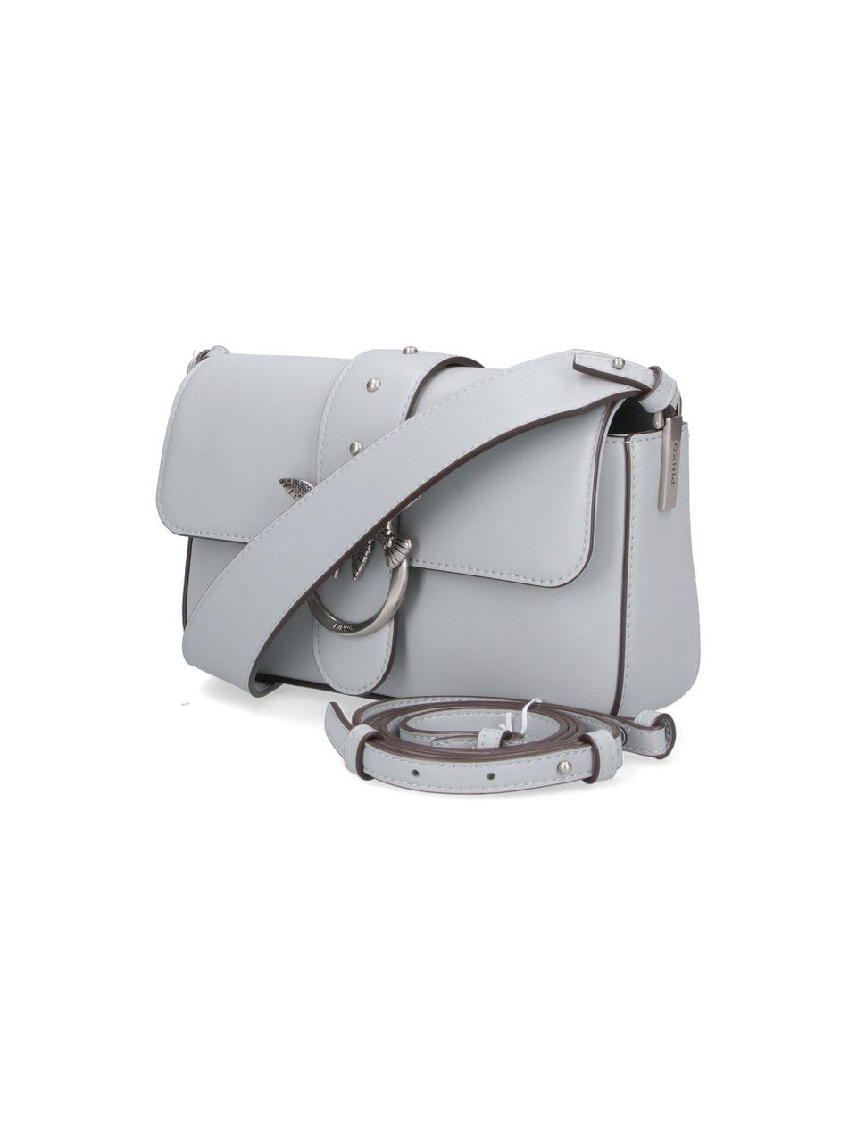 Pinko Soft Leather Shoulder Bag Wit