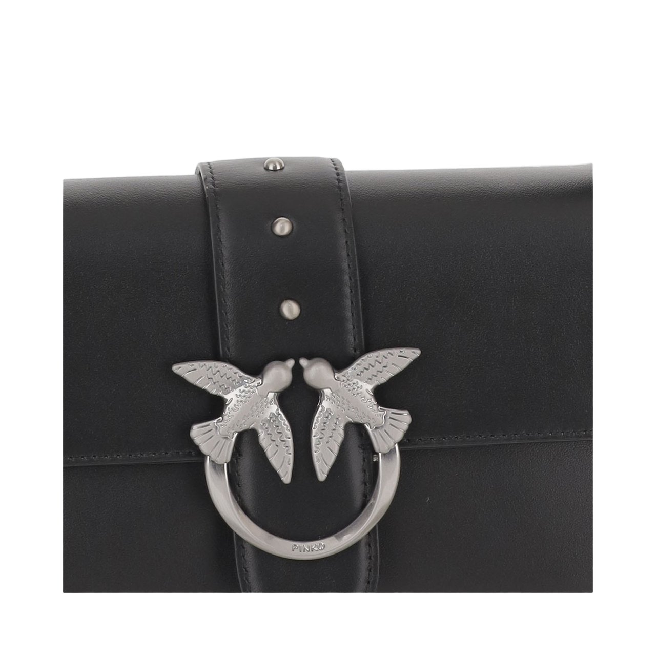 Pinko Love One Mini Leather Bag Wit