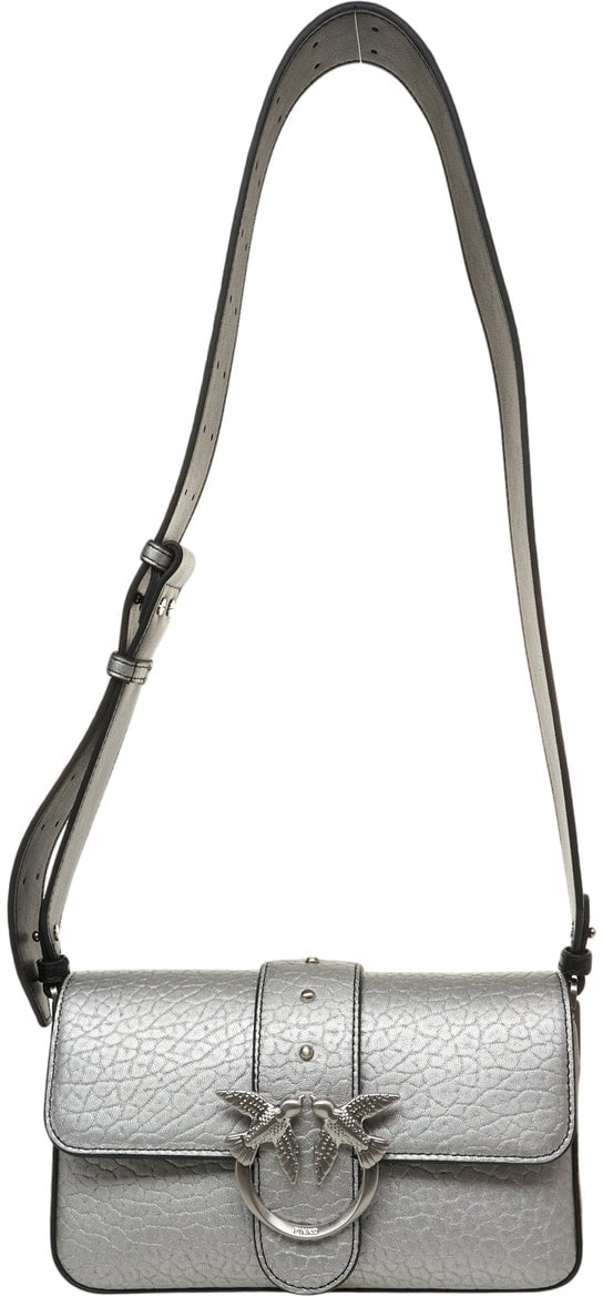 Pinko Shoulder bag 'Love One Mini' Zilver