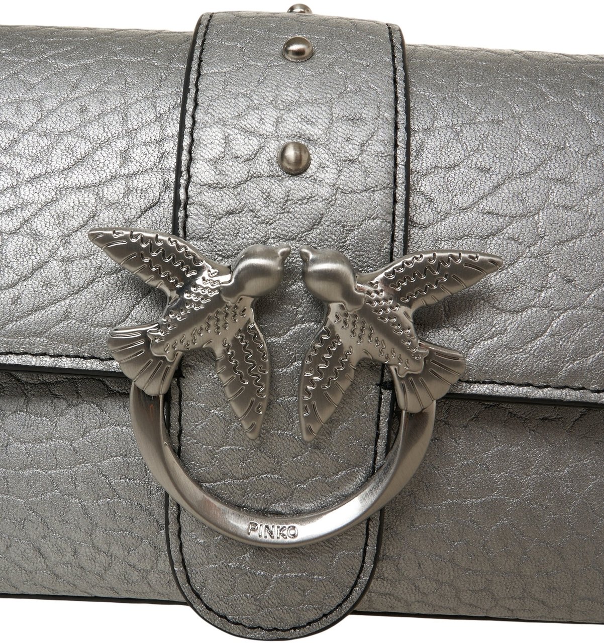 Pinko Shoulder bag 'Love One Mini' Zilver