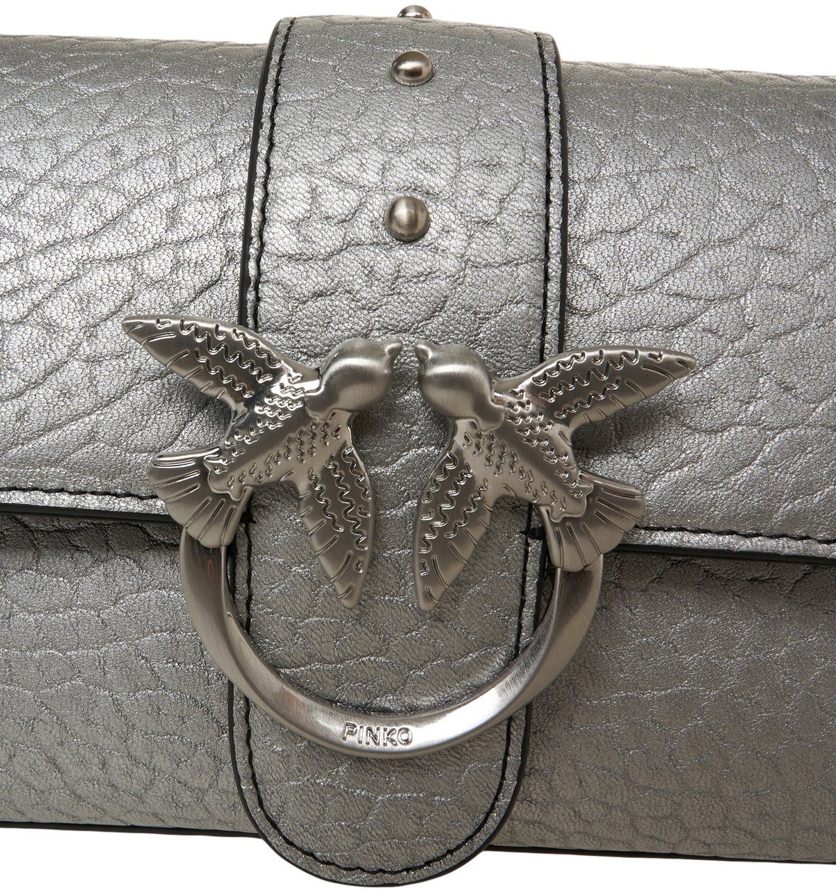 Pinko Borsa a spalla 'Love One Mini' Zilver
