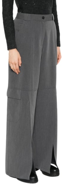 Pinko Trousers Grey Grijs