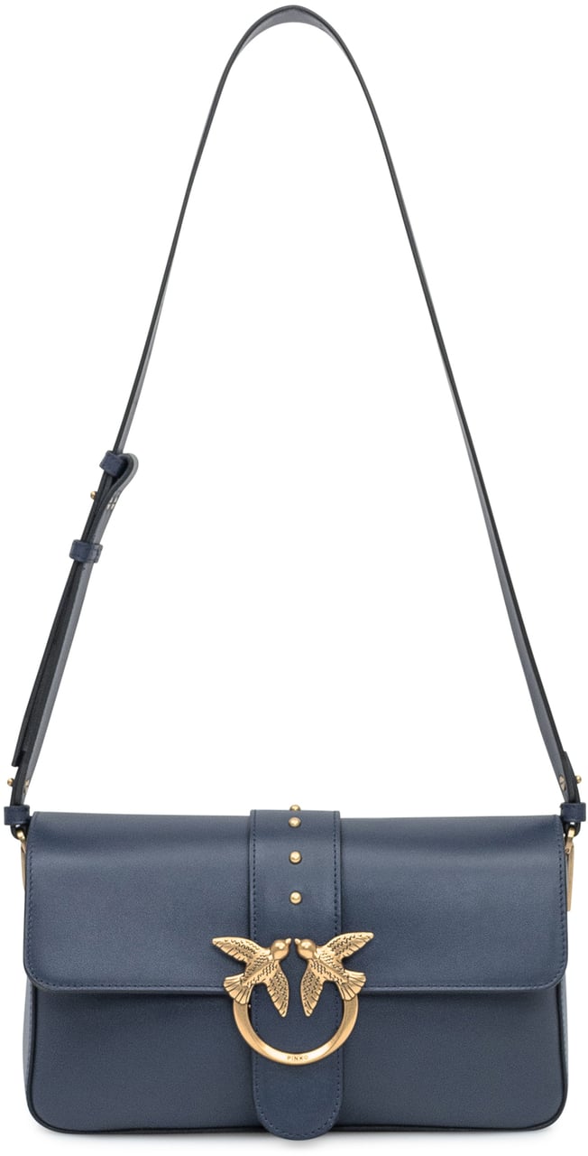 Pinko Pinko Borsa Love Bag Icon Simply in Pelle Blauw