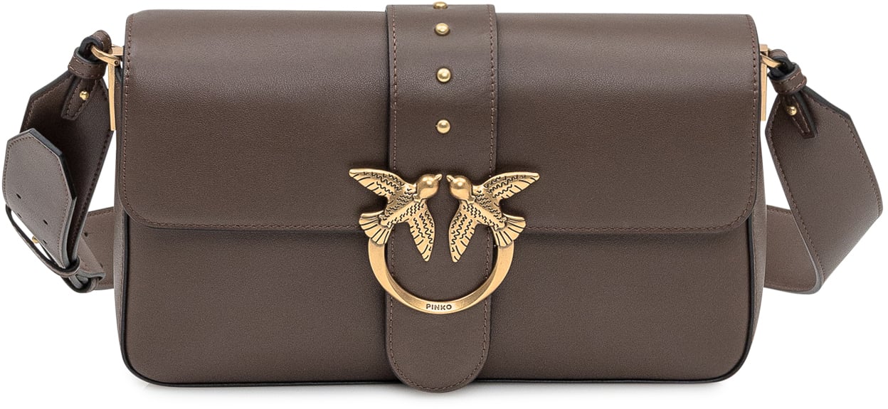 Pinko Pinko Borsa Love Bag Icon Simply in Pelle Bruin