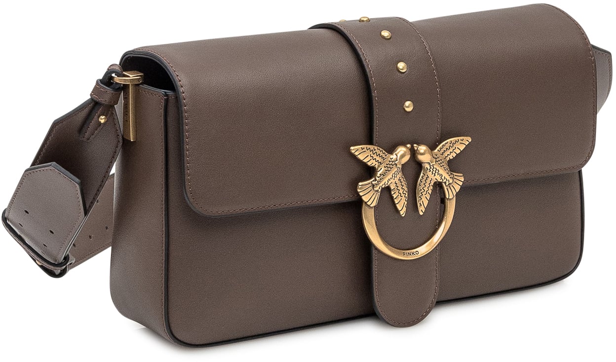Pinko Pinko Borsa Love Bag Icon Simply in Pelle Bruin