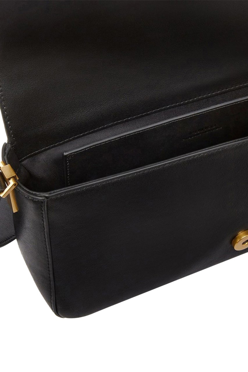 Pinko Love One Classic Slouchy Fl Nero-Antique Gold Zwart