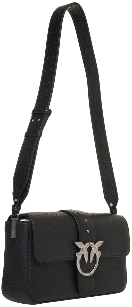Pinko Borsa a spalla 'Love Bag Slouchy' Zwart