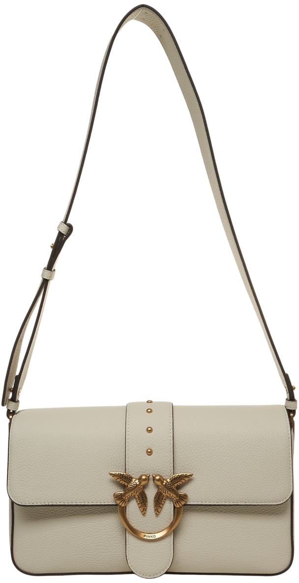 Pinko Borsa a spalla 'Love Bag Slouchy' Wit