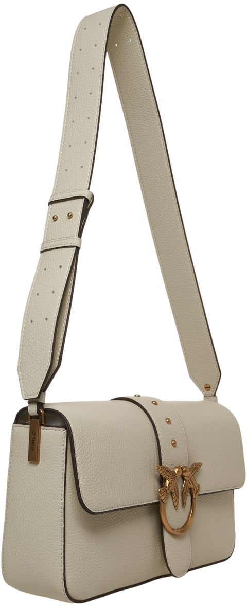 Pinko Borsa a spalla 'Love Bag Slouchy' Wit
