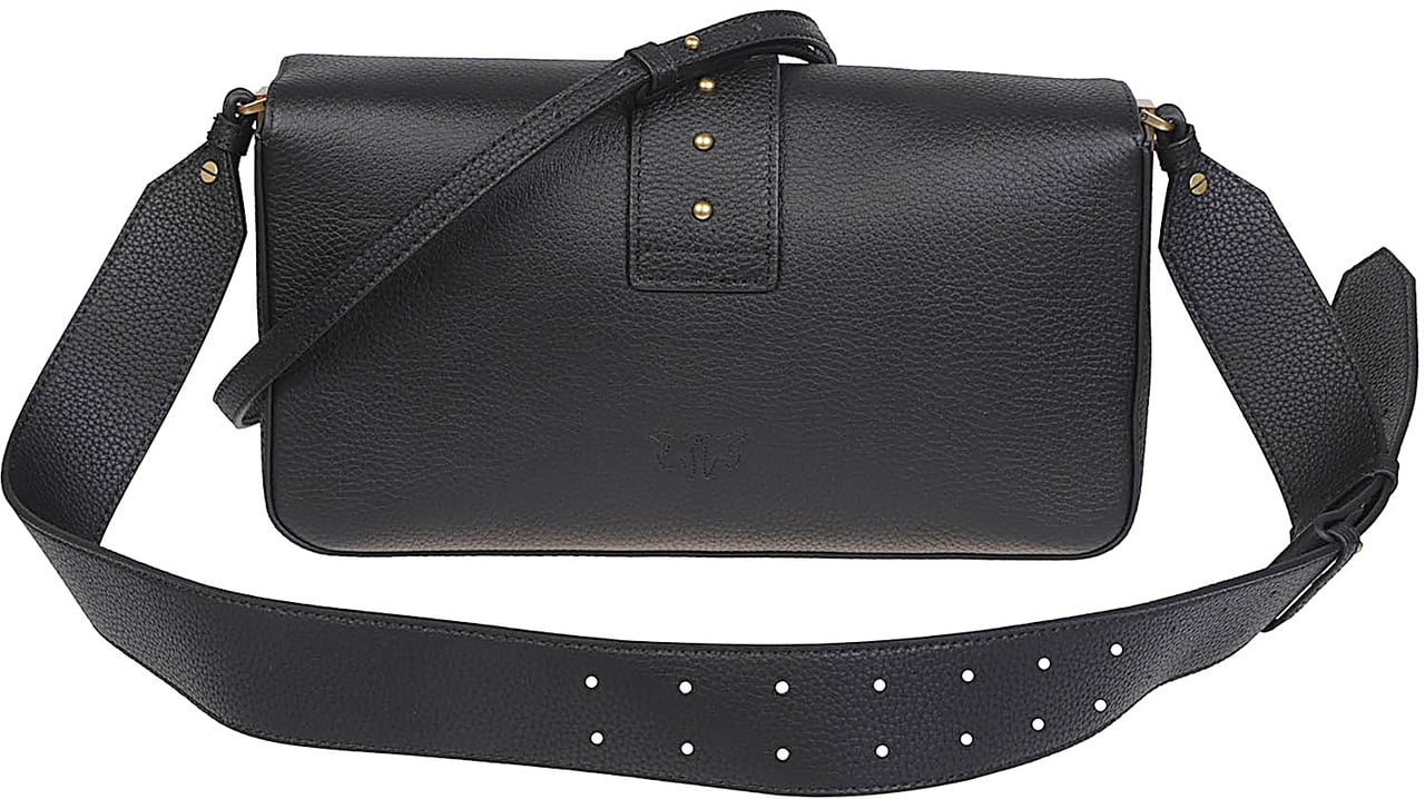 Pinko Love One Slouchy Classic Bag Black Zwart