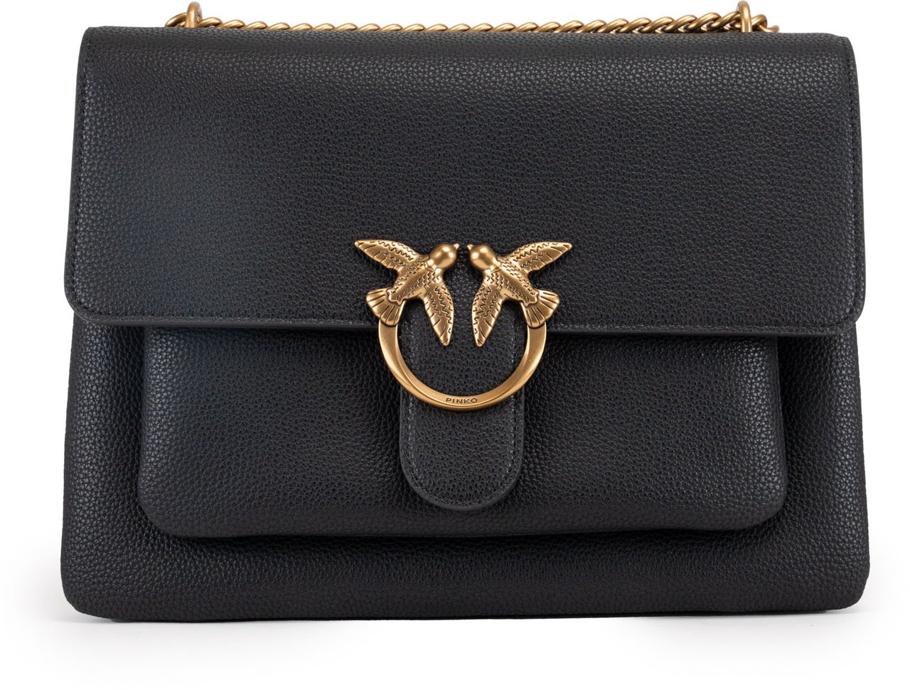 Pinko Love Soft Big Nero-Antique Gold Zwart