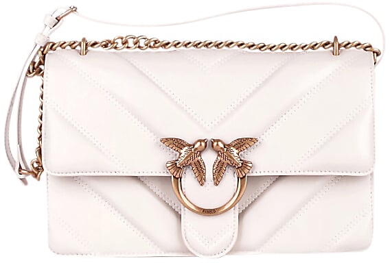Pinko Bags Bianco Seta Wit