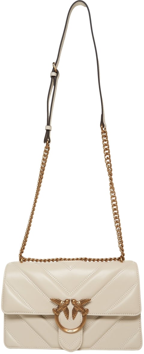 Pinko Crossbody bag 'Love Bag' Wit