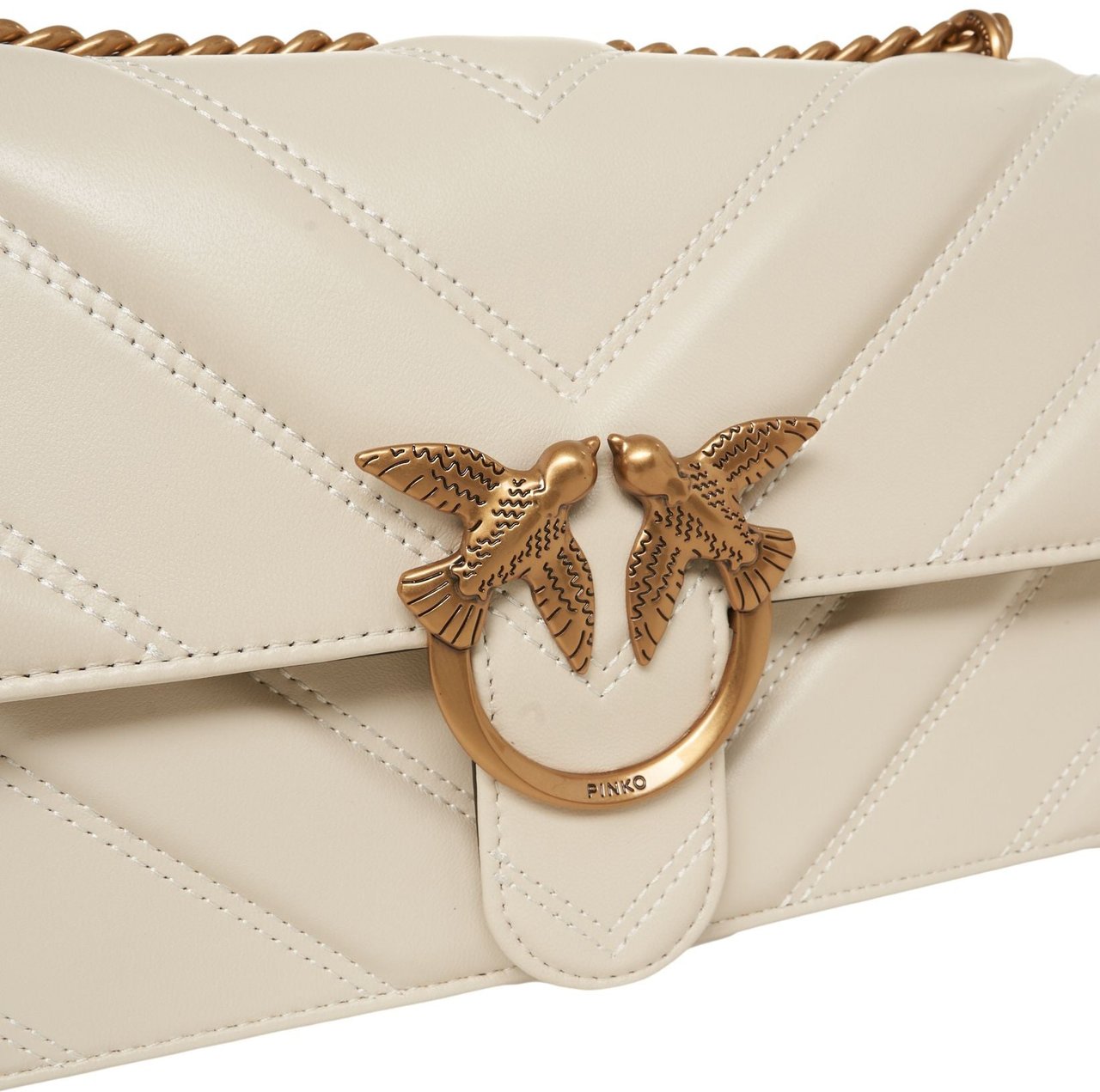 Pinko Crossbody bag 'Love Bag' Wit