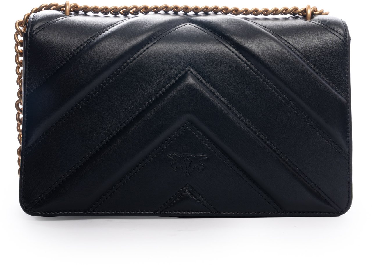 Pinko Bags Neroantique Gold Goud