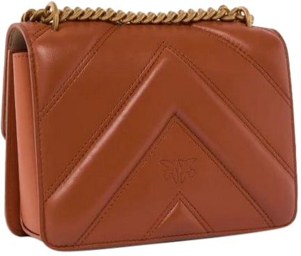 Pinko Love Bag Borse Mattone Antique Gold Goud