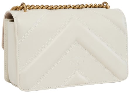 Pinko Love Bag Borse Bianco Antique Gold Wit