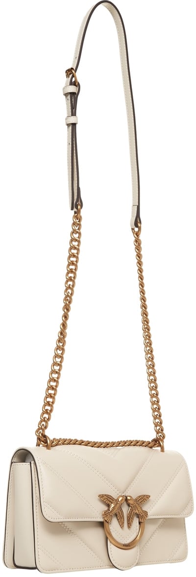 Pinko Shoulder bag 'Love Bag' Beige