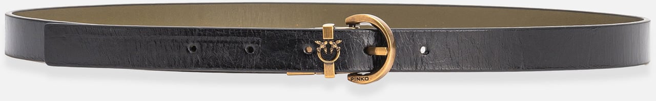 Pinko Belts Neroverdeantgold Zwart
