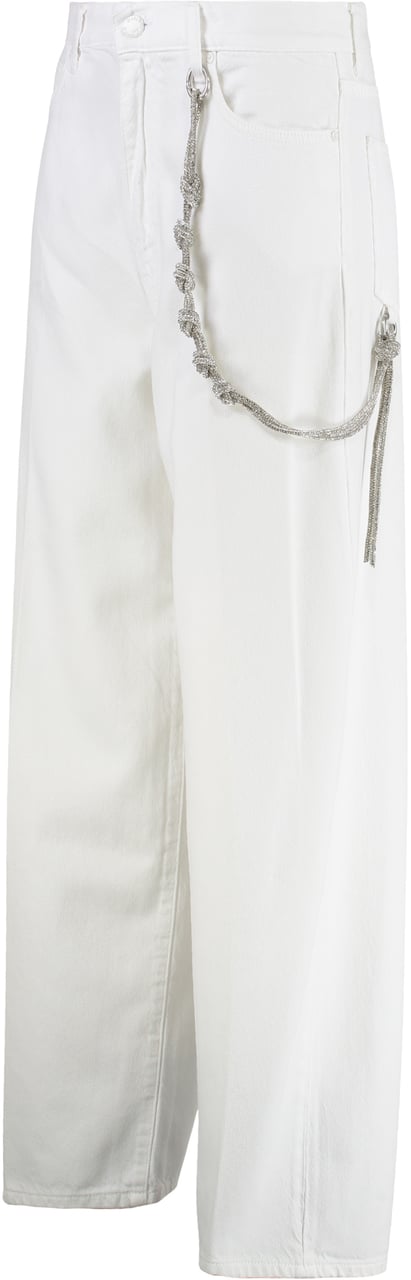 Pinko Lauryn loose-fit jeans Wit