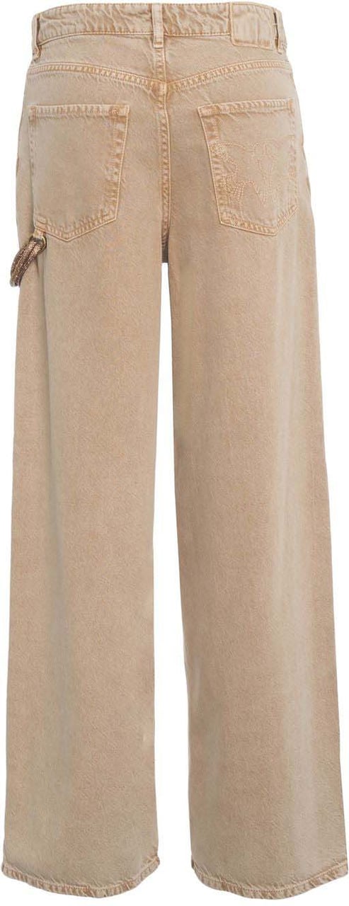 Pinko Loose fit jeans 'Lauryn' Beige