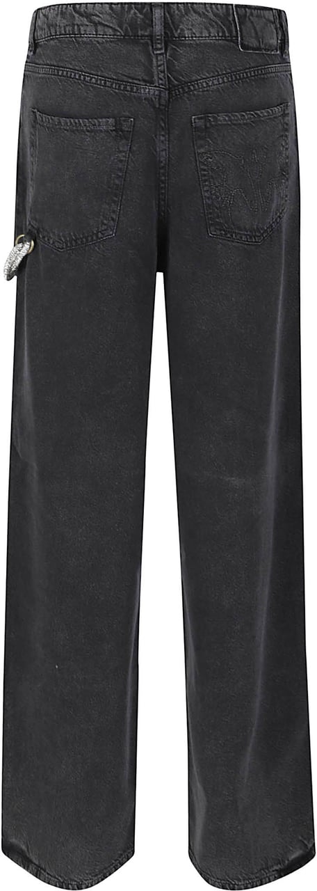 Pinko Lauryn Loose Jeans Black Zwart