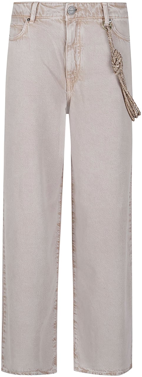 Pinko Lauryn Loose Jeans Nude Beige
