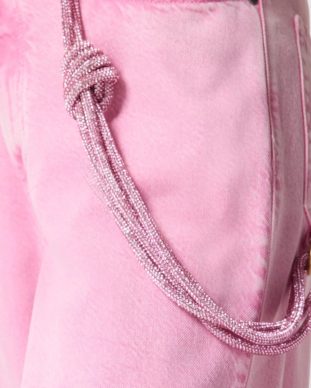 Pinko Trousers Pink Roze