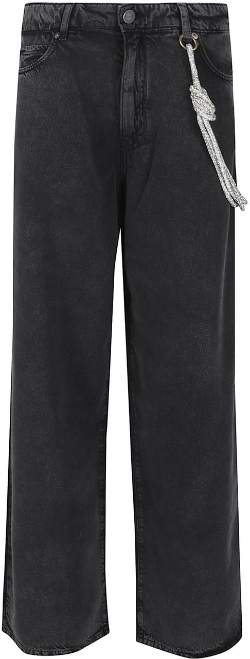 Pinko Lauryn Loose Jeans Black Zwart