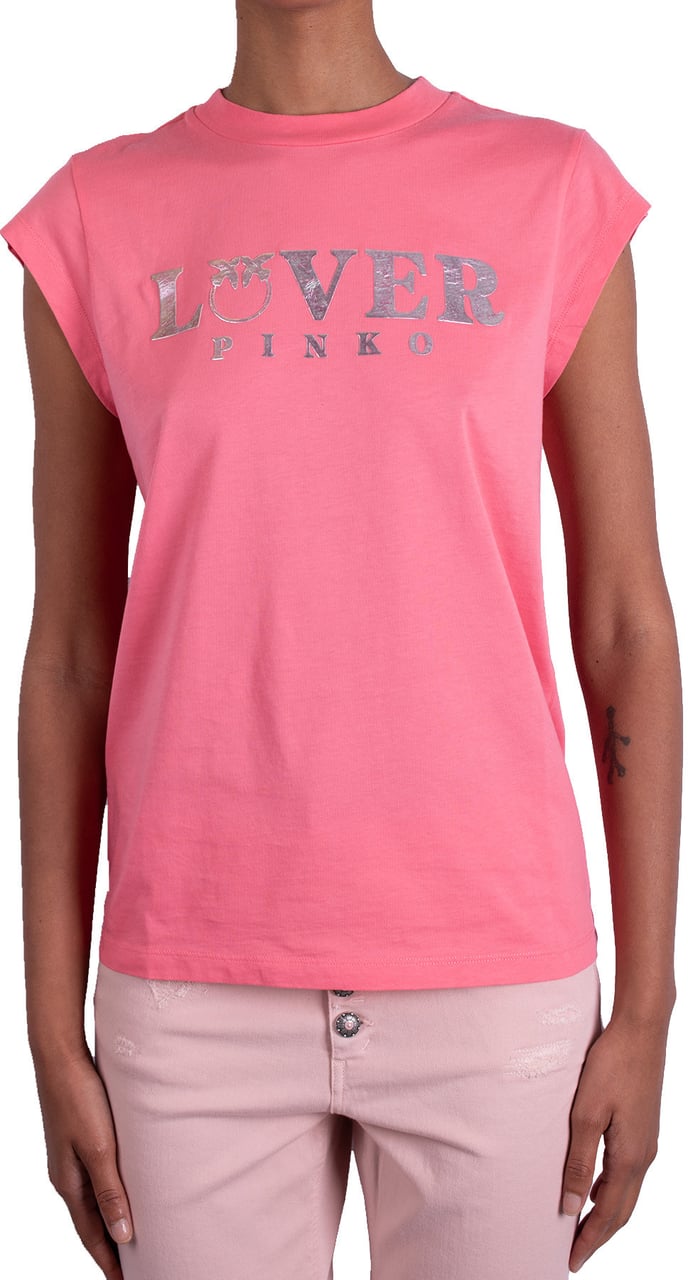 Pinko T-shirt Pink Roze