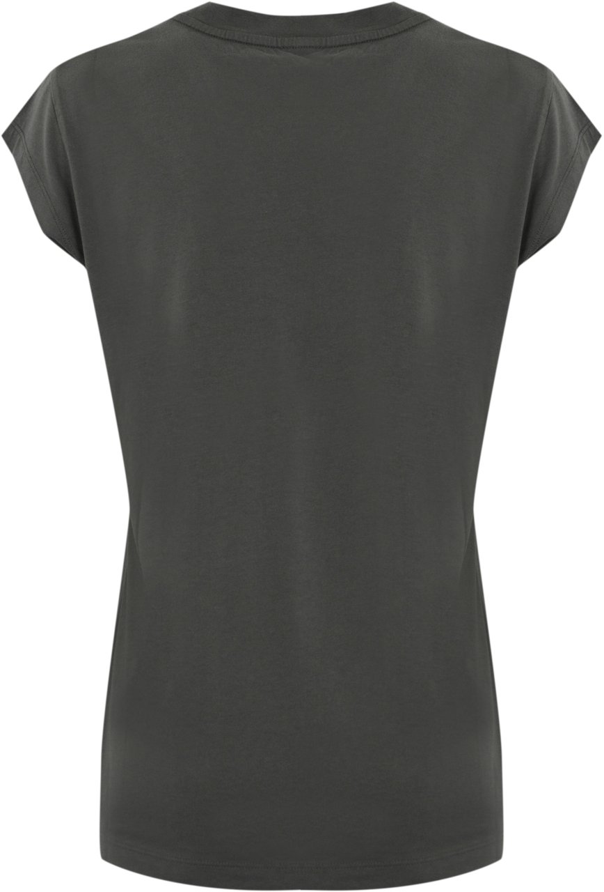 Pinko T-Shirts And Polos Grigiogabbiano Scuro Donkergrijs