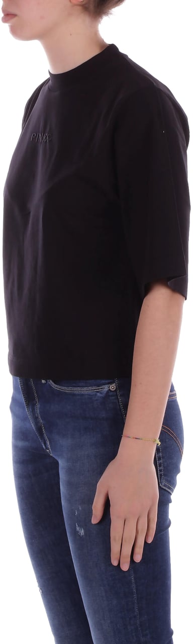 Pinko T-Shirts And Polos Nero Limousine Zwart