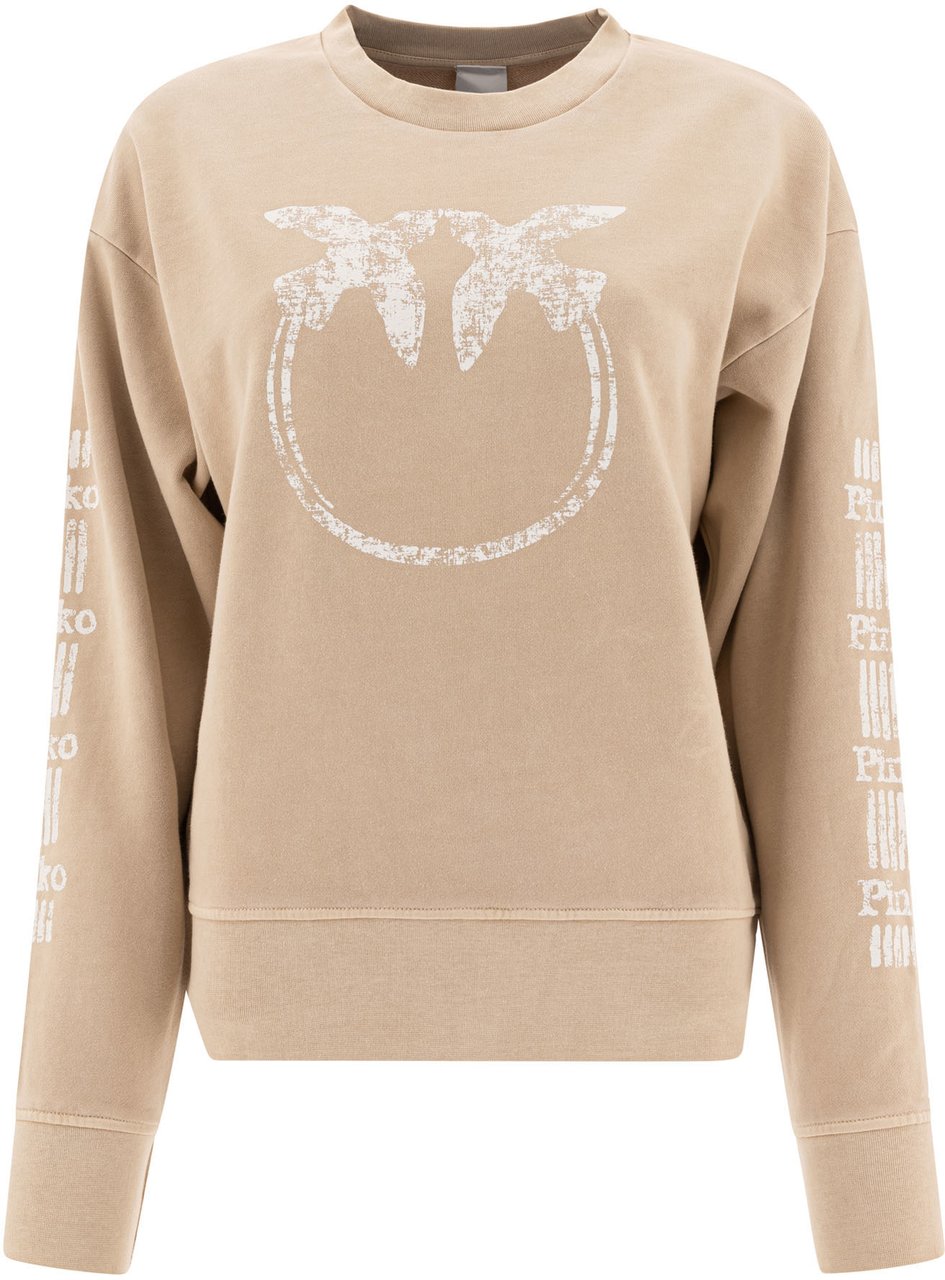 Pinko Sweatshirts Beige