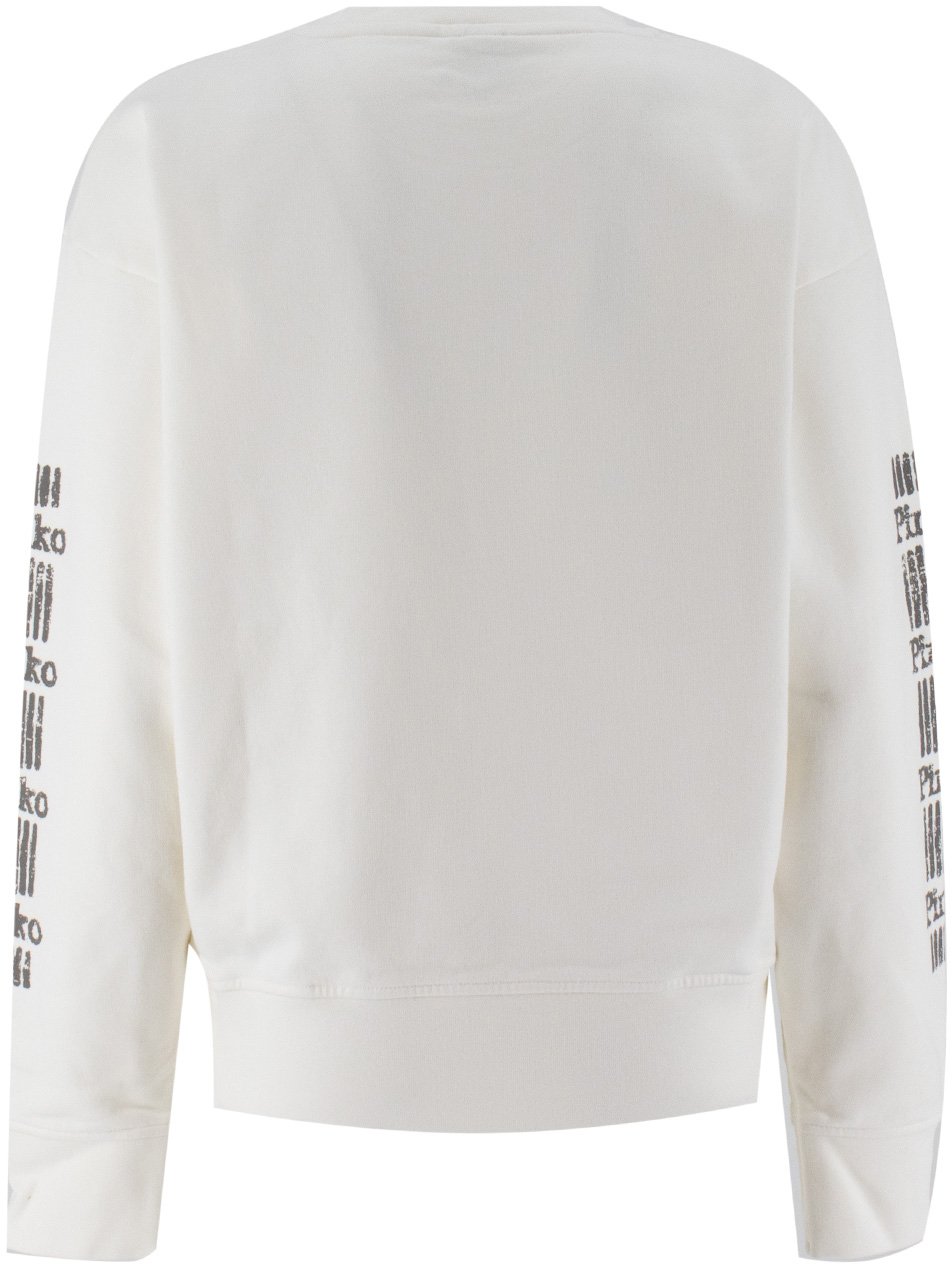 Pinko Crewneck sweatshirt Wit