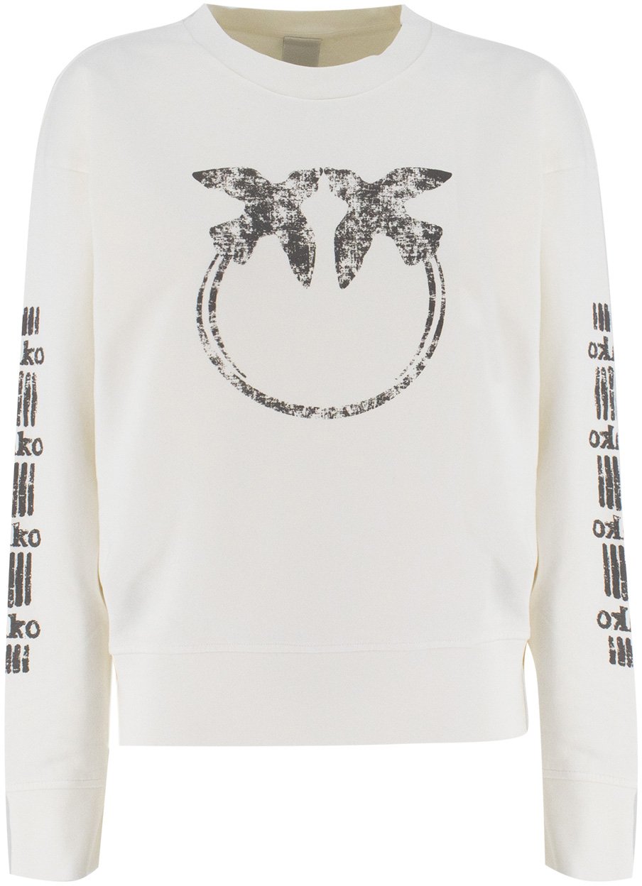 Pinko Crewneck sweatshirt Wit