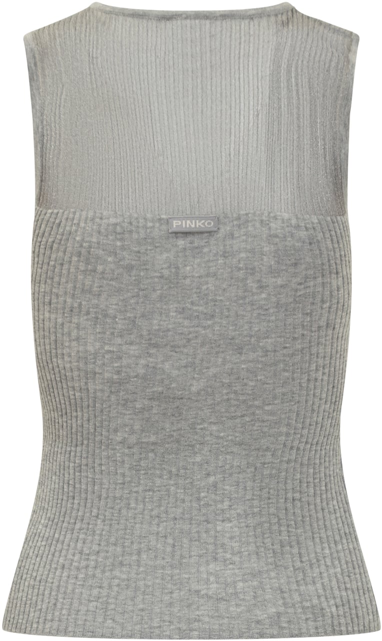 Pinko Top Shispare Grijs