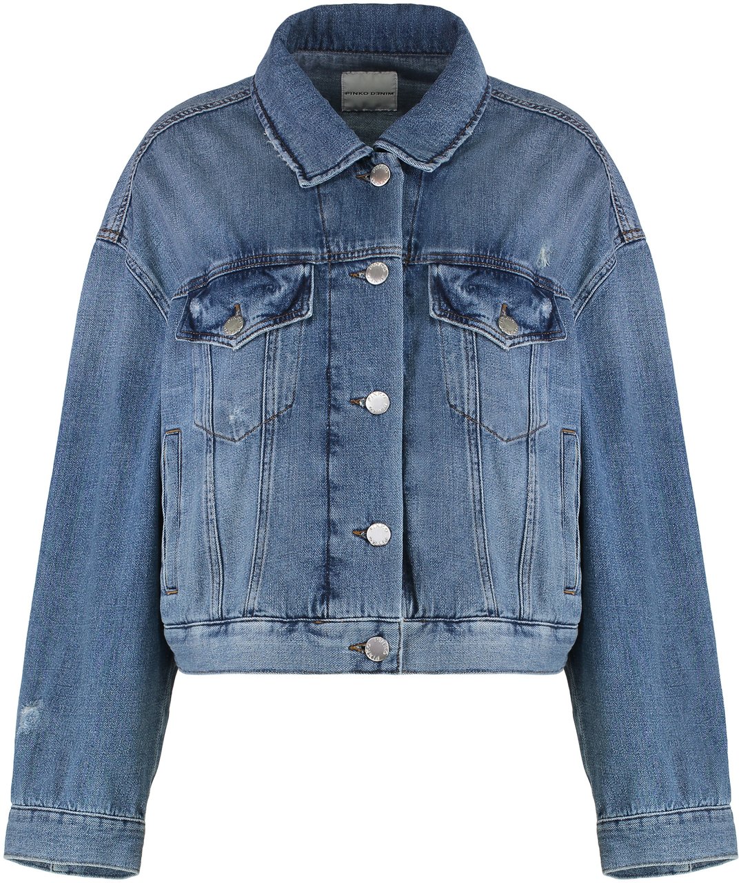 Pinko Garbone denim jacket Blauw
