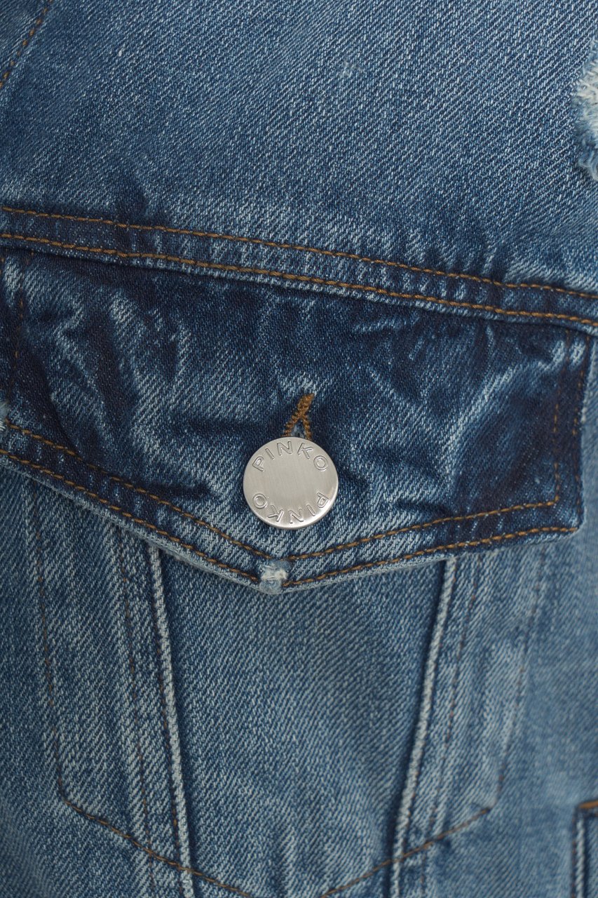 Pinko Denim jacket 'Gaborone' Blauw