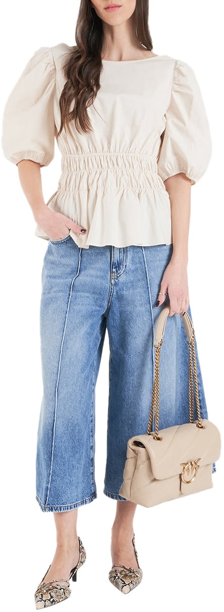 Pinko Bermuda shorts 'Burkina' Blauw