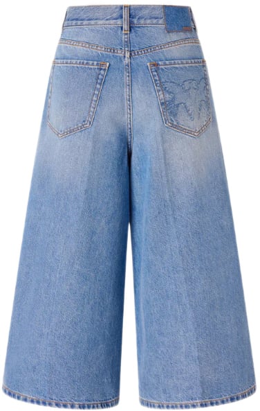 Pinko Shorts Denim Blauw