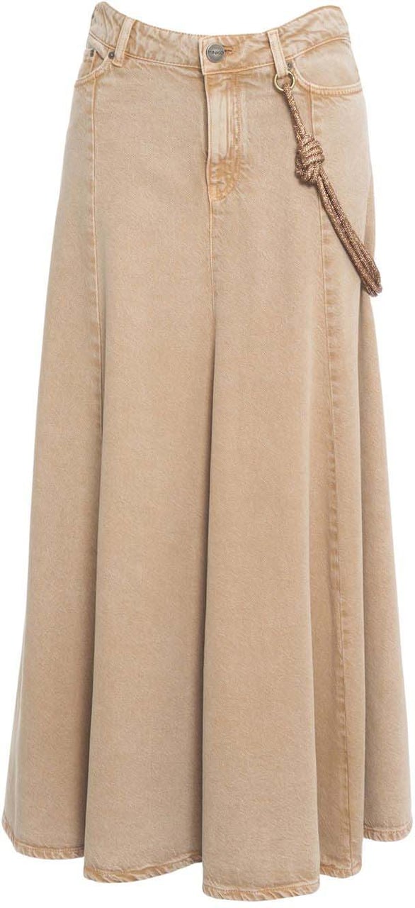 Pinko Denim maxi skirt 'Hurghada' Beige