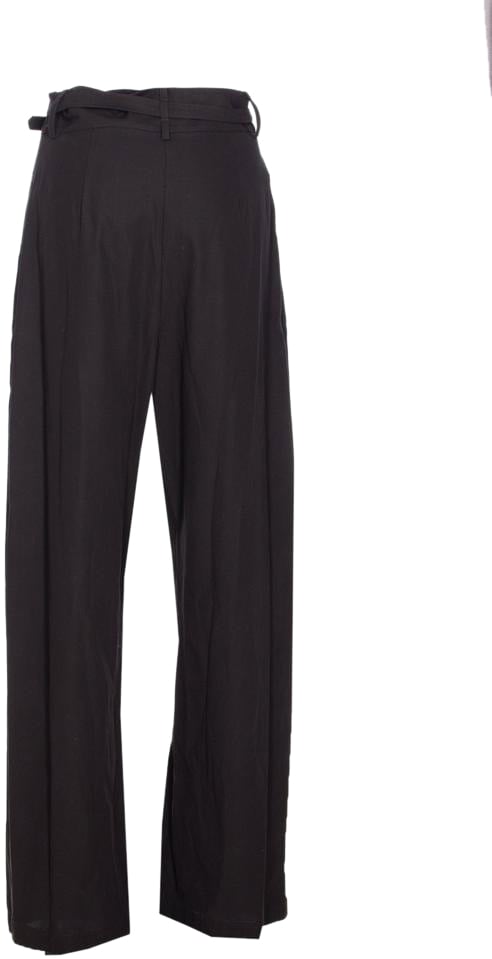 Pinko Trousers Nero Limousine Zwart