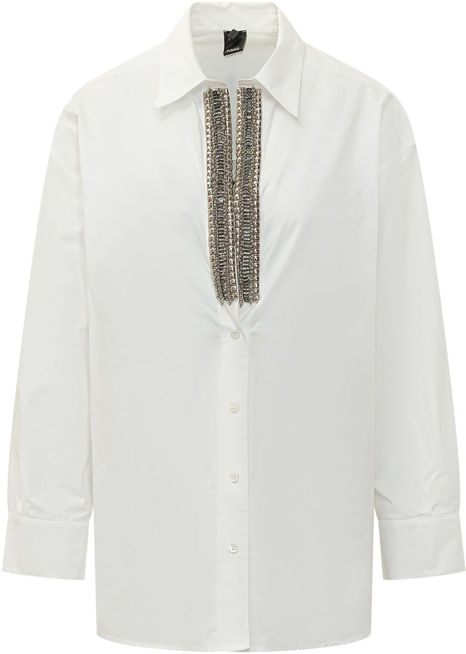 Pinko Capirai Camicia con Applicazioni Wit
