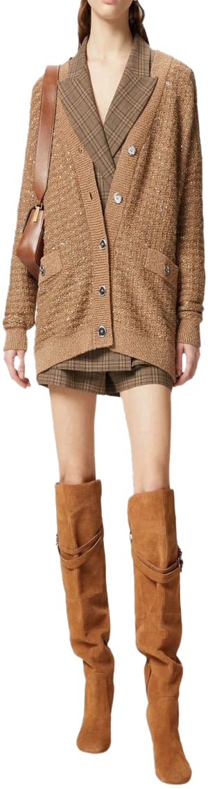 Pinko Sweaters Beige Beige