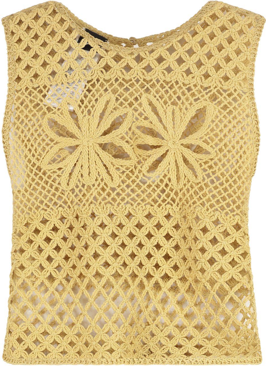 Pinko Gonzano sleeveless top Geel