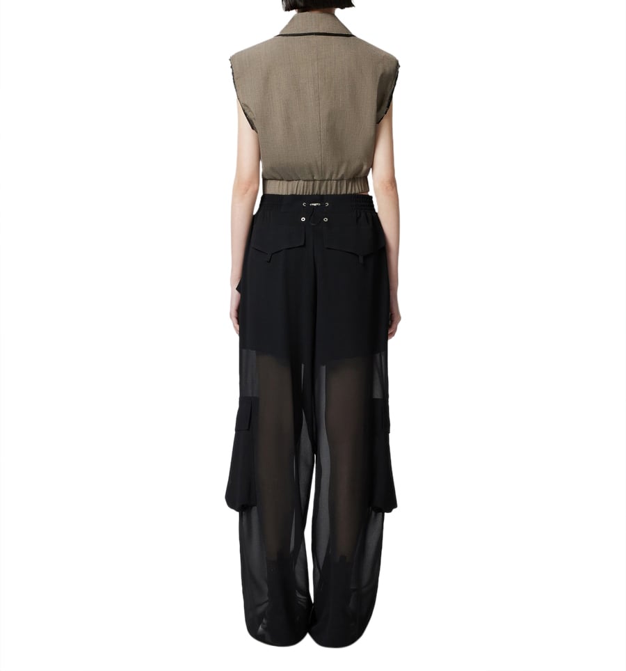 Pinko Trousers Black Zwart